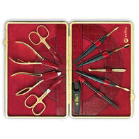 Niegeloh Solingen Womens Manicure Set 24ct Gold-Plated 