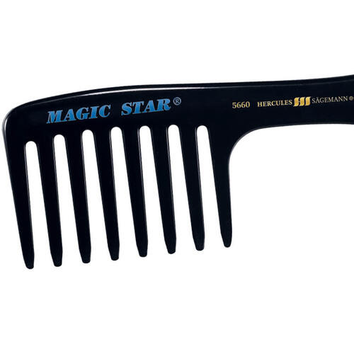 Hercules Sagemann Magic Star Hair Comb Seamless 9”